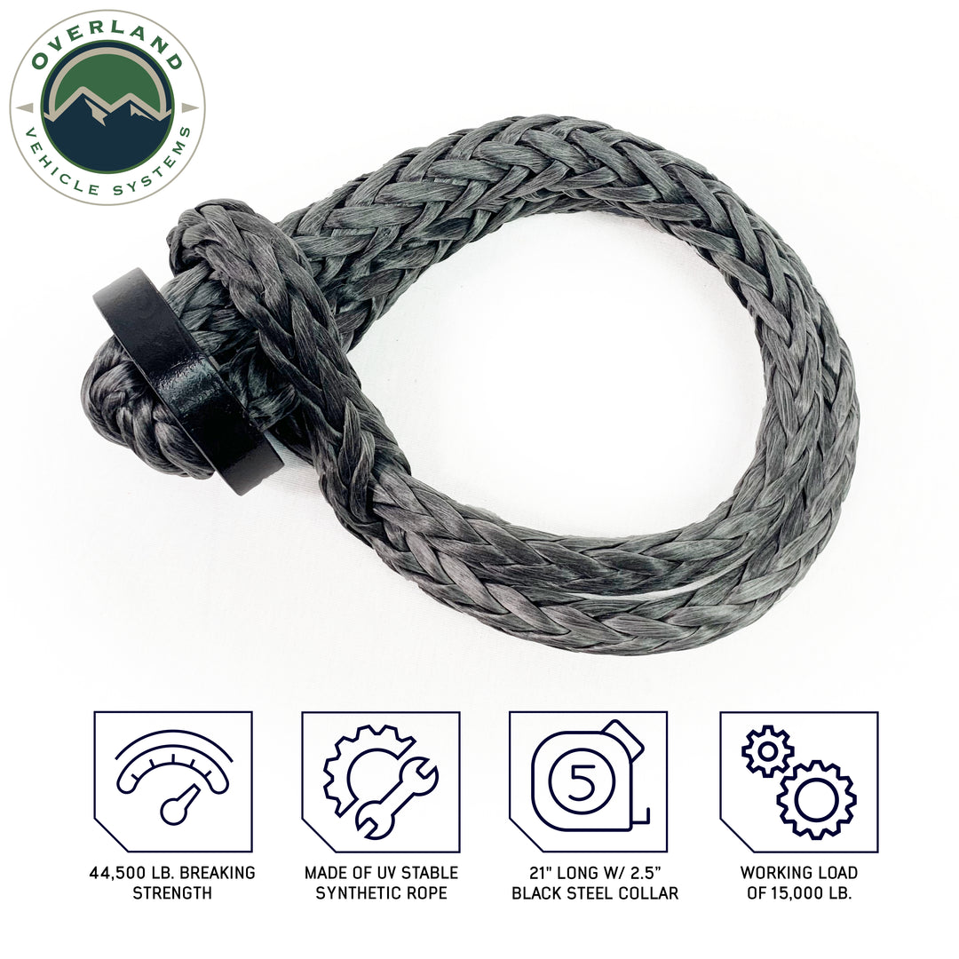Overland Vehicle Systems 22" 5/8" Soft Recovery Shackle