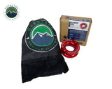 Overland Vehicle Systems Recovery Ring 2.5" 10,000 Lbs. Red With Storage Bag