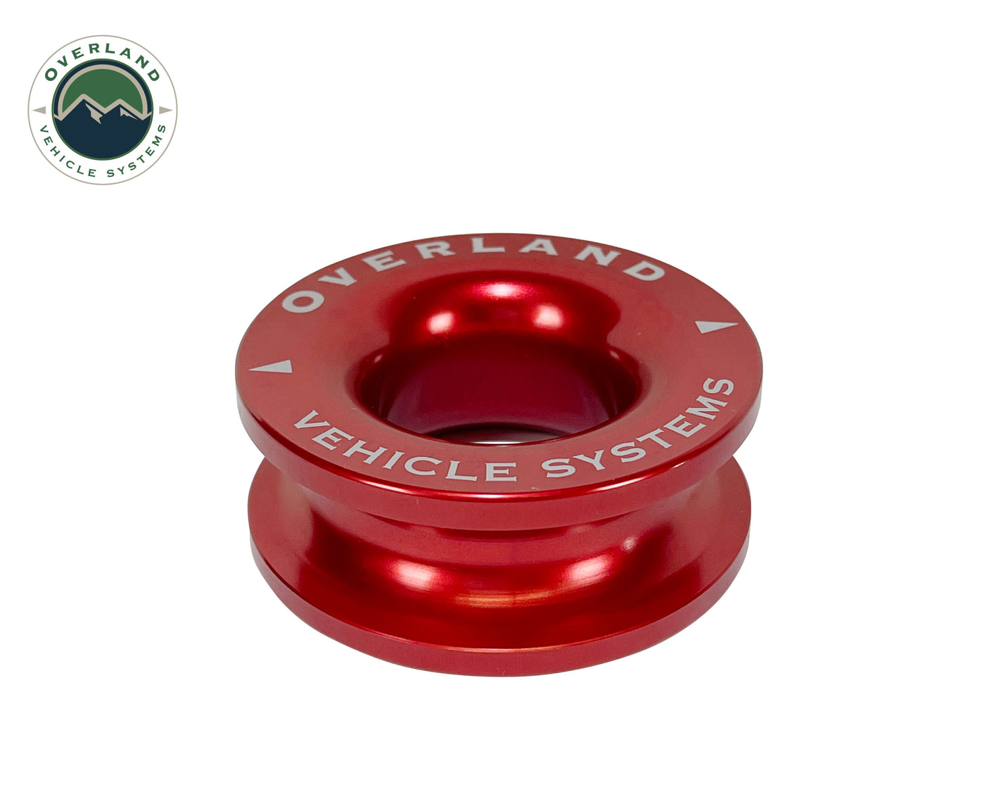 Overland Vehicle Systems Recovery Ring 2.5" 10,000 Lbs. Red With Storage Bag