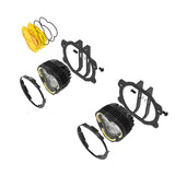 KC HILITES FLEX ERA® 3 Dual Mode SAE Fog Lights - 2-Light Master Kit - Jeep JK/JL/JT Plastic Bumpers