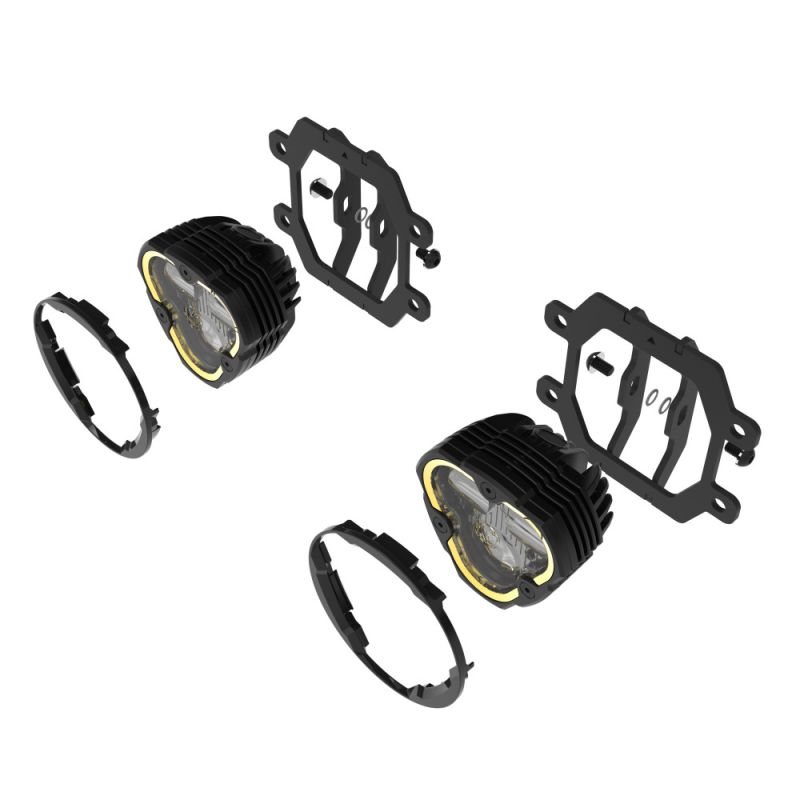 KC HILITES FLEX ERA® 3 Dual Mode SAE Fog Lights - 2-Light Master Kit - Subaru Crosstrek/Forester