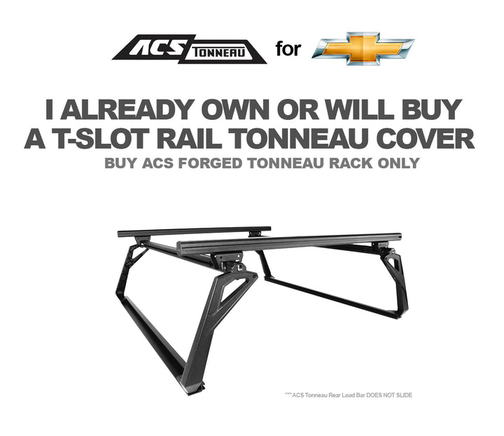 Leitner Designs ACS Forged Tonneau - Rack Only - Chevrolet