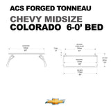 Leitner Designs ACS Forged Tonneau - Rack Only - Chevrolet
