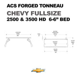 ACS Forged Tonneau - Rails Only - Chevrolet