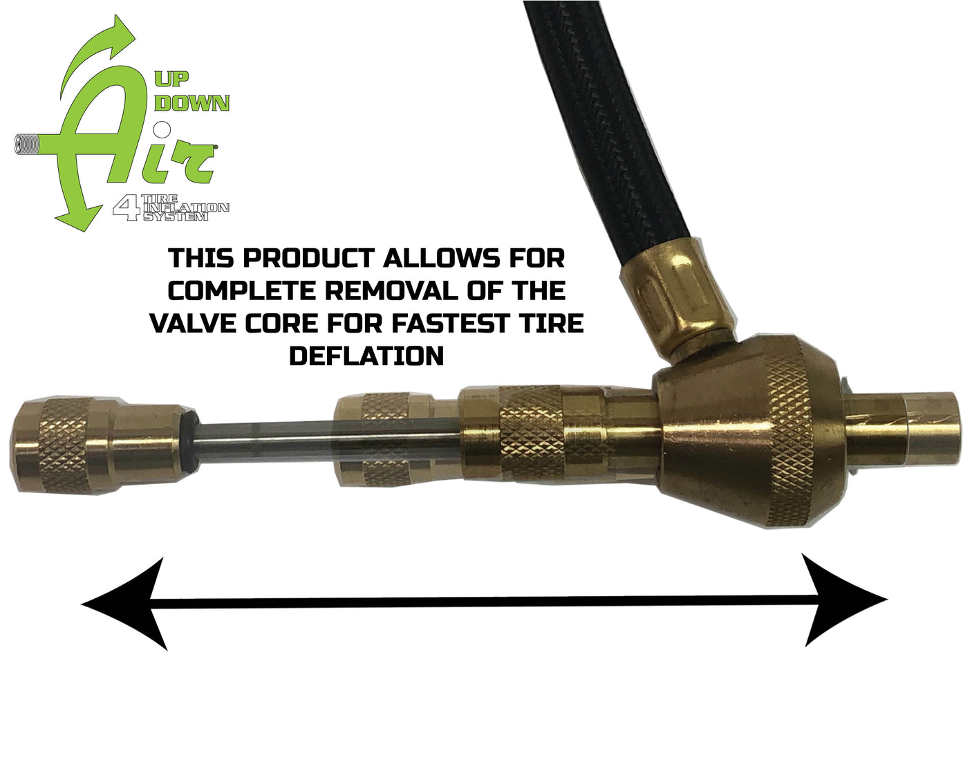 Up Down Air Digital Tire Tire Deflator with Valve Kit & Storage Bag