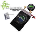 Up Down Air Digital Tire Gauge with Valve Kit & Storage Bag