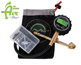 Up Down Air Digital Tire Gauge with Valve Kit & Storage Bag