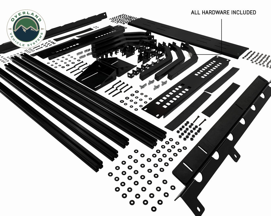 Overland Vehicle Systems Discovery Rack -Mid Size Truck Short Bed Application