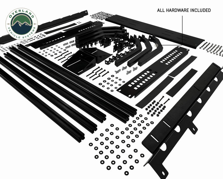 Overland Vehicle Systems Discovery Rack -Mid Size Truck Short Bed Application