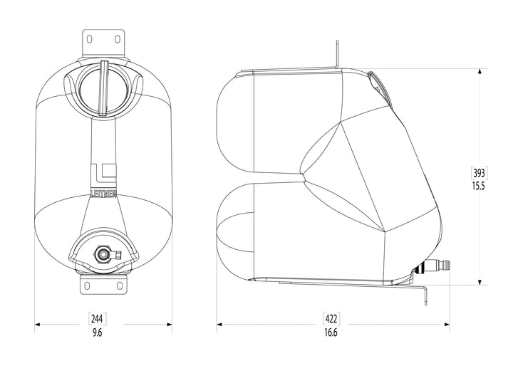 Leitner Designs HydroPOD ACS RACK Shower Kit