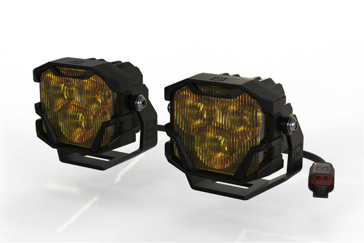 Morimoto 4Banger NCS LED Pods Amber Wide Beam