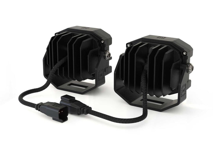 Morimoto 4Banger NCS LED Pods Clear Wide Beam