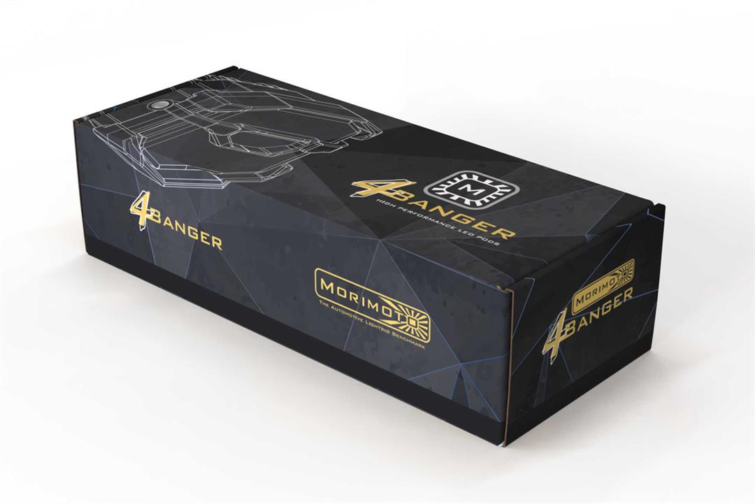 Morimoto 4Banger NCS LED Pods Amber Combo Beam