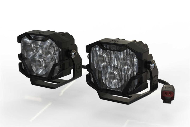 Morimoto 4Banger NCS LED Pods Clear Wide Beam