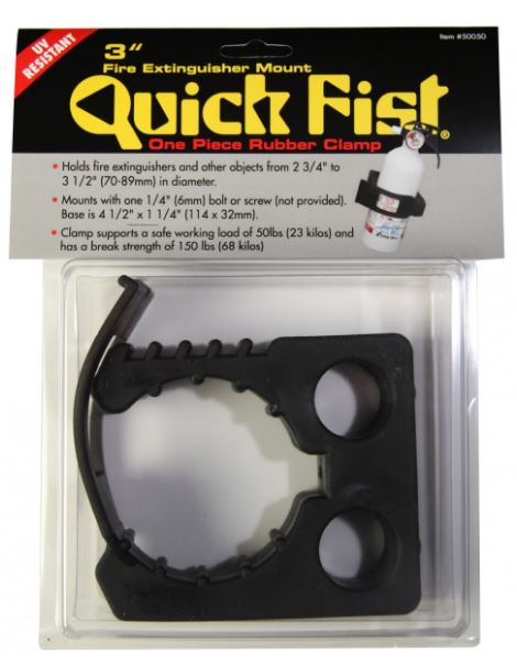 Quick Fist Fire Extinguisher Clamp