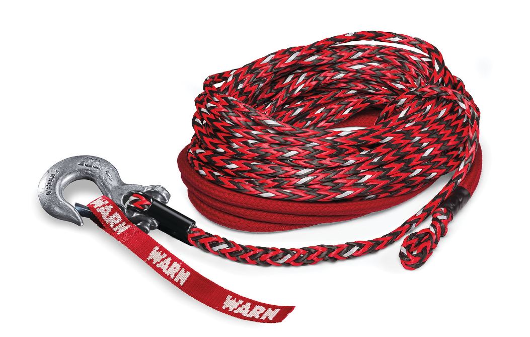 Warn Synthetic Spydura Nightline Rope Wich Cable 100 Ft 12,000lbs