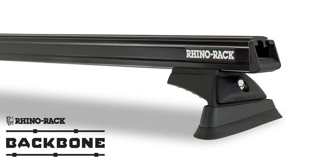 Rhino Rack HEAVY DUTY RCL BLACK 3 BAR BACKBONE ROOF RACK JL Wrangler