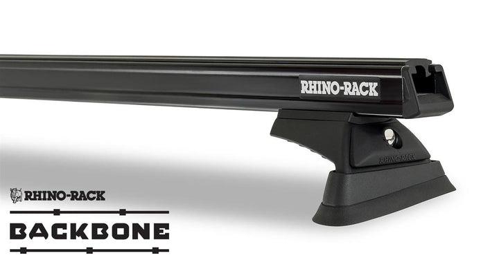 Rhino Rack HEAVY DUTY RCL BLACK 3 BAR BACKBONE ROOF RACK JL Wrangler