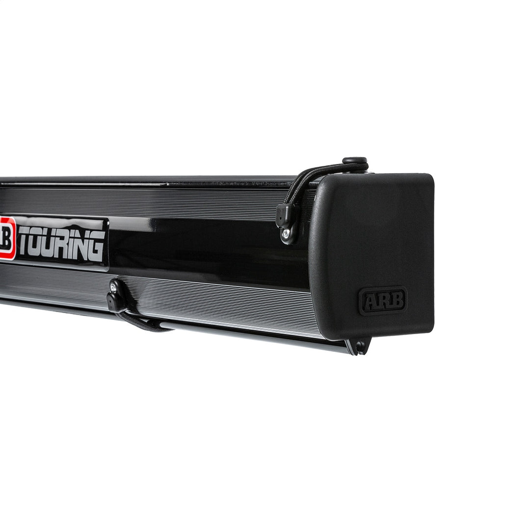 ARB Touring Aluminum Awning With Light 8.2 ft Width x 8.2 ft Length Black