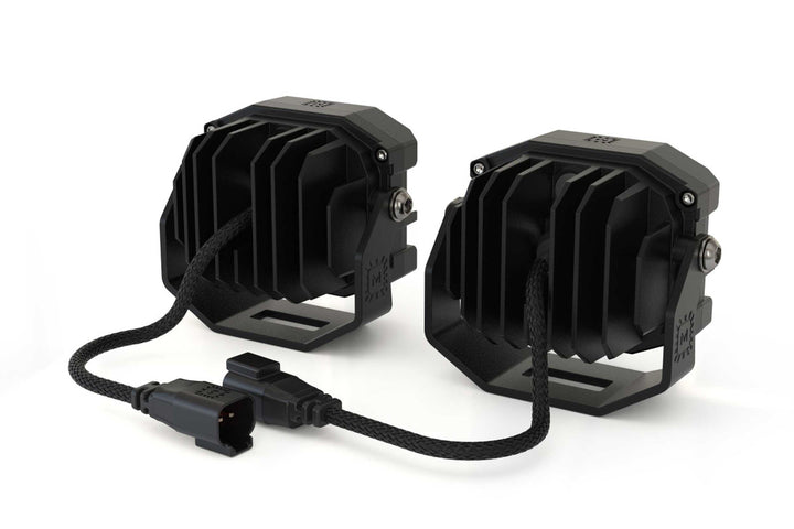 Morimoto 4Banger HXB LED Pods Clear Wide Beam
