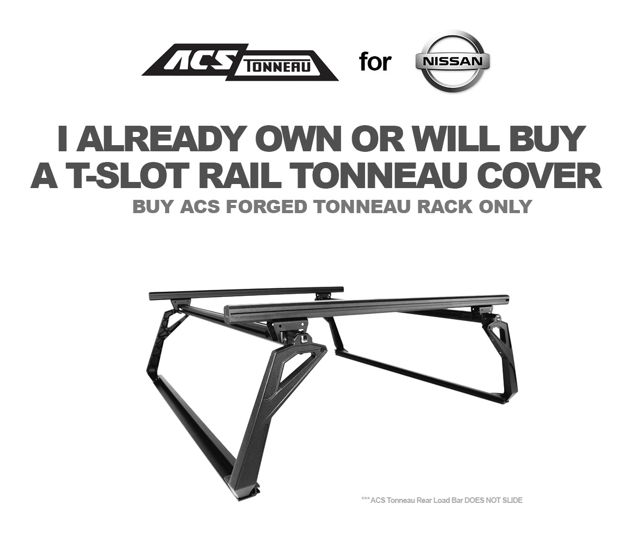 ACS Forged Tonneau - Rack Only - Nissan