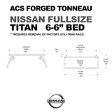 ACS Forged Tonneau - Rails Only - Nissan