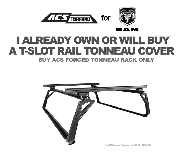 Leitner Designs ACS Forged Tonneau - Rack Only - RAM