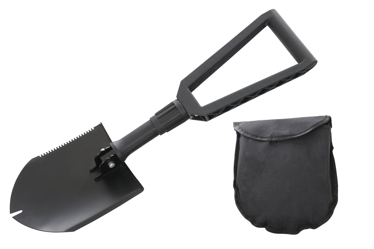 OVS Multi Functional Military Style Utility Shovel With Nylon Carrying Case