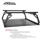 Leitner Designs ACS Forged Tonneau - Rails Only - Ford