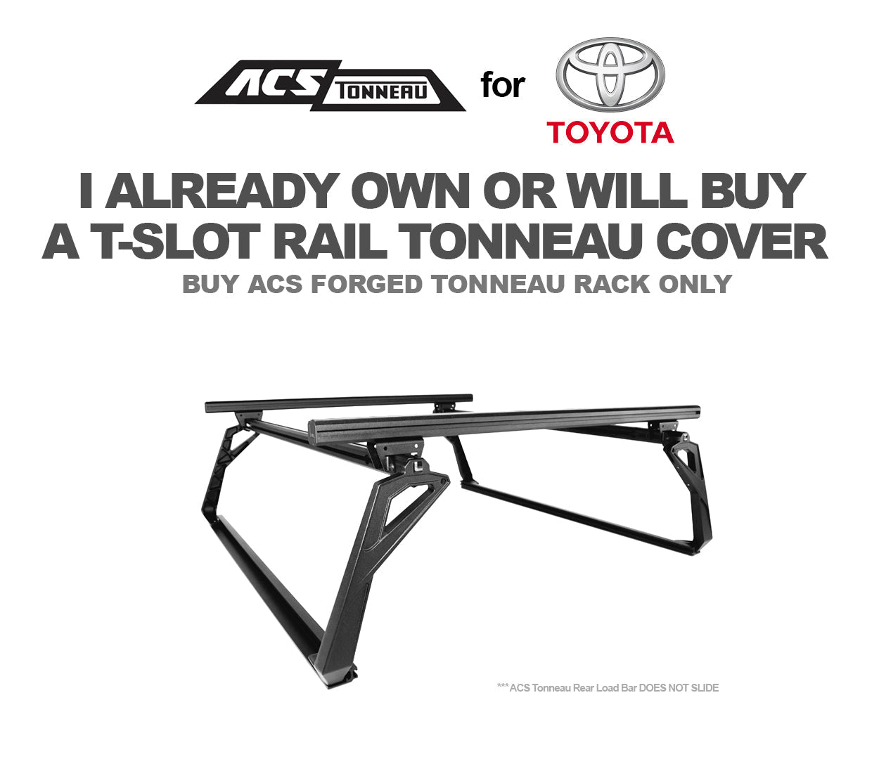 ACS Forged Tonneau - Rack Only - Toyota