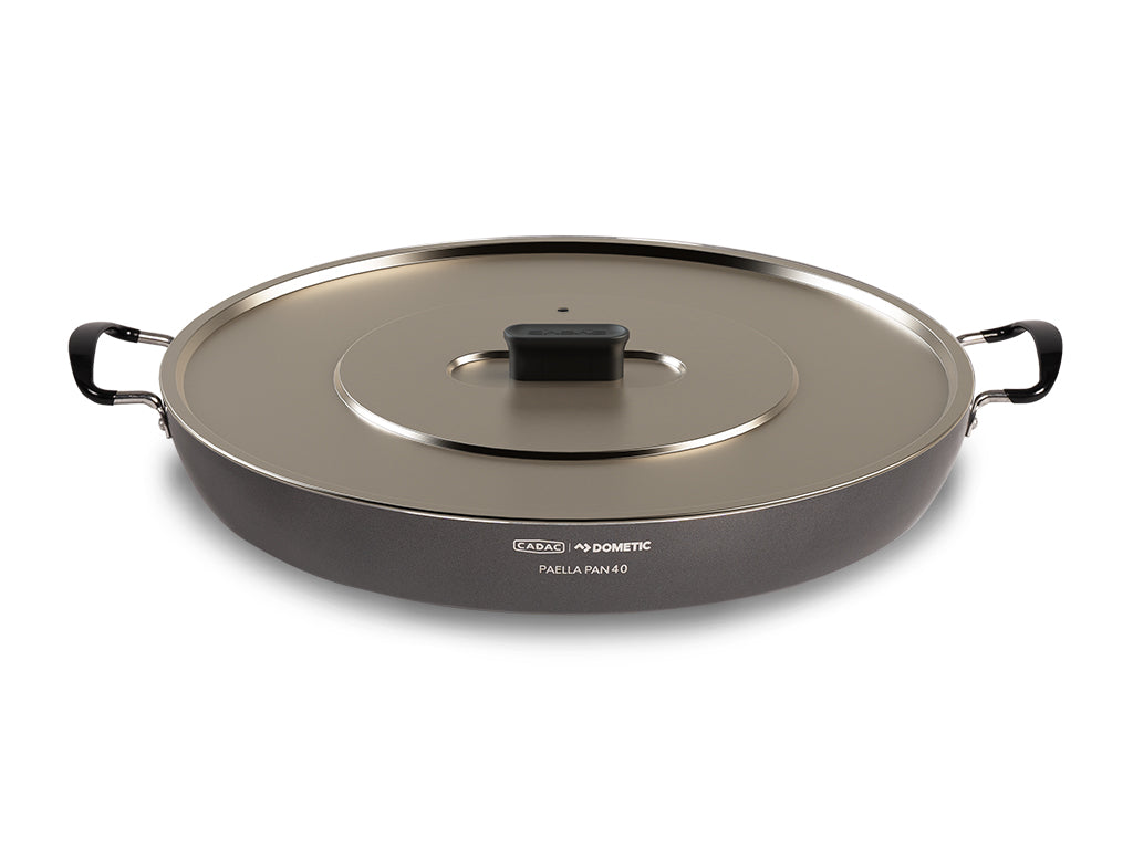CADAC Paella Pan 40 with vented lid camp cookware