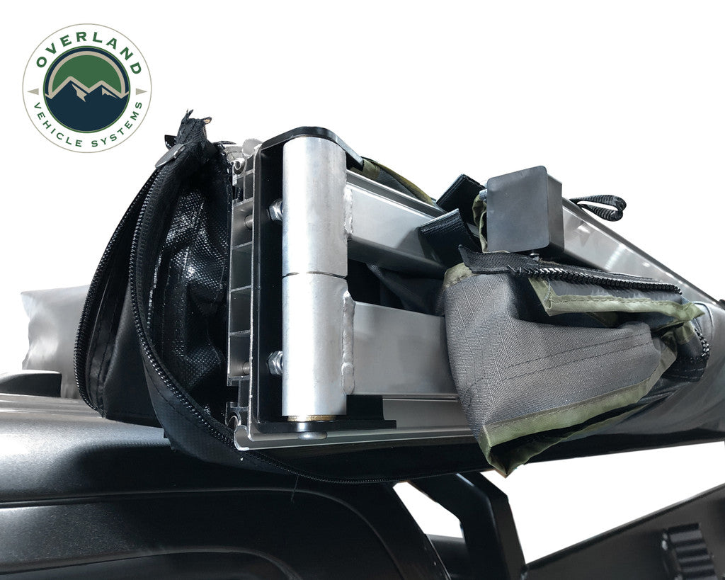 Overland Vehicle Systems HD Nomadic 180 Degree Awning - Dark Grey with Black Travel Cover