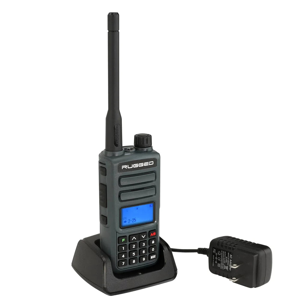 Rugged GMR2 GMRS/FRS Handheld Radio - Grey