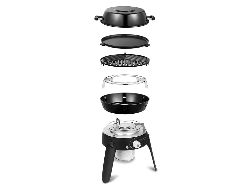 CADAC Safari Chef 30 HP portable gas BBQ with tripod legs